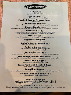 Menu Superfine - 28