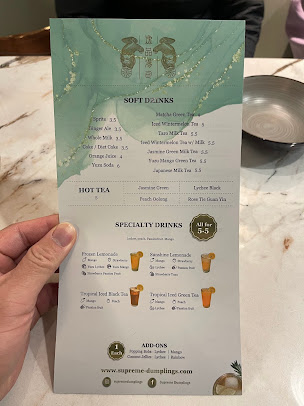 Menu Supreme Dumplings Bellevue - 27