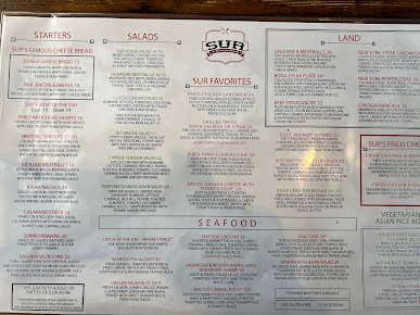 Menu Sur At The Barnyard - 22