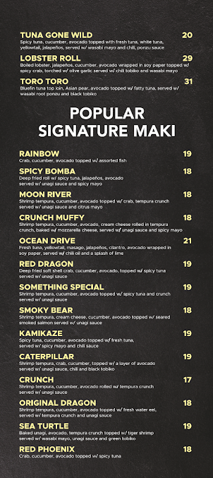 Menu Sushi Badaya Highland Park - 22