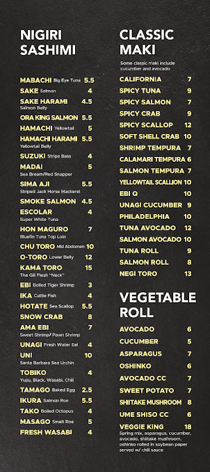 Menu Sushi Badaya Highland Park - 26