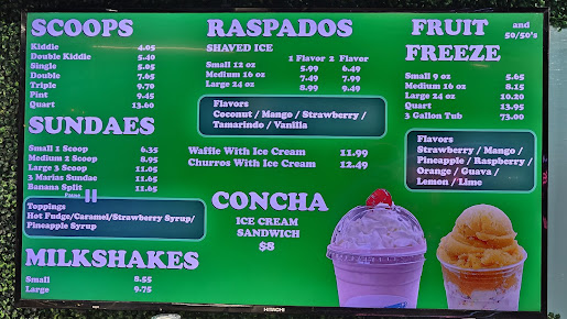 Menu Sweets Sugars Ice Cream - 24
