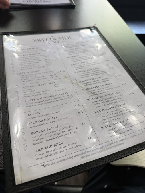 Menu Sweetwater Cafe - 29