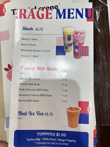Menu T-Swirl Crepe - 25