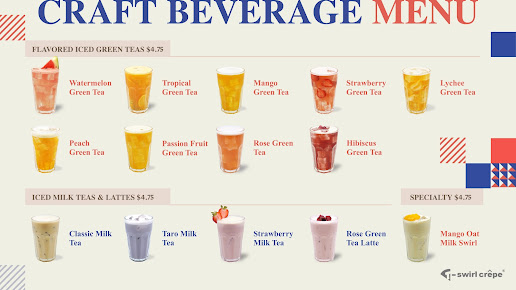 Menu T-Swirl Crepe - 29