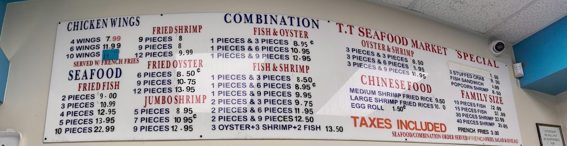 Menu T T Seafood Market - 20