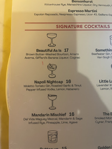 Menu Table 87 - 26
