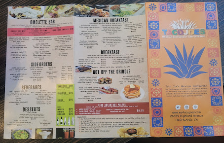 Menu Taco Joes Mexican Restaurant - 20