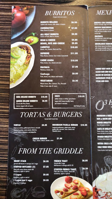 Menu Taco Joes Mexican Restaurant - 28