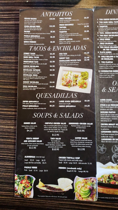 Menu Taco Joes Mexican Restaurant - 29