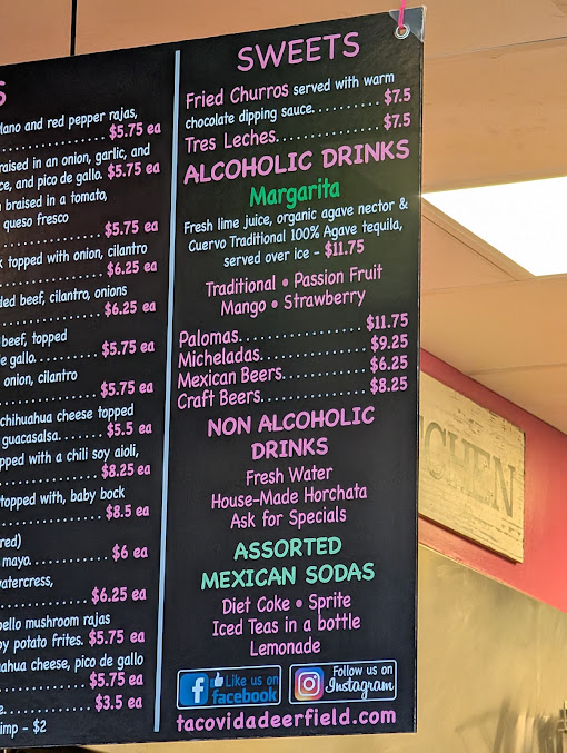 Menu Taco Vida - 22
