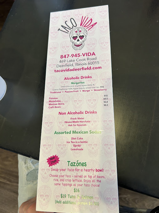 Menu Taco Vida - 24