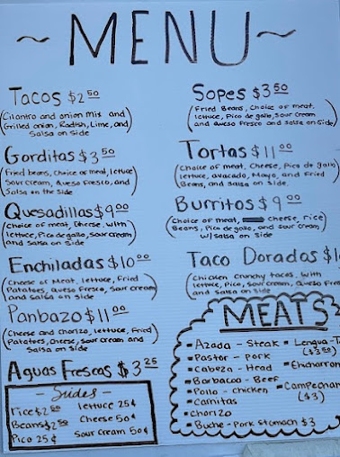 Menu Tacos Mi Bendicion - 24