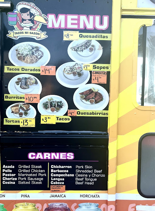 Menu Tacos Mi Sazon Picoso - 24