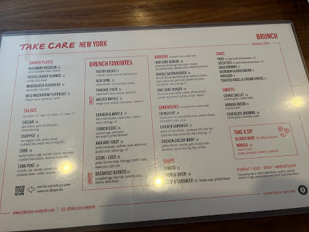 Menu Take Care - 20