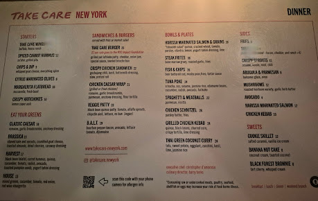 Menu Take Care - 23