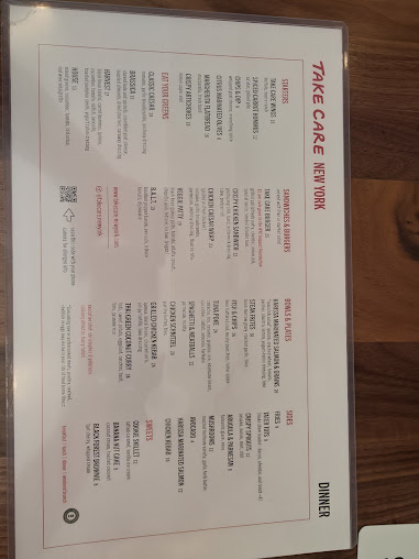 Menu Take Care - 25