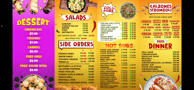 Menu Takis Pizza Restaurant The Original - 22