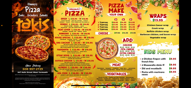 Menu Takis Pizza Restaurant The Original - 27