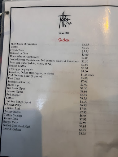 Menu Tals Cafe - 28