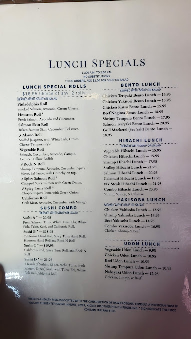 Menu Tamikos Japanese - 20
