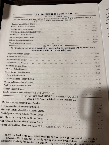 Menu Tamikos Japanese - 21