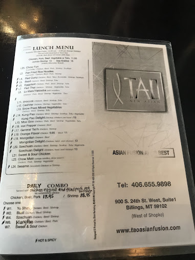 Menu Tao New Asian - 25