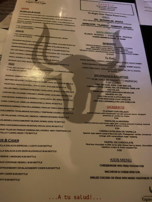 Menu Tapas Del Lago - 27