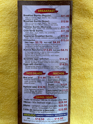 Menu Taqueria El Carnaval - 20