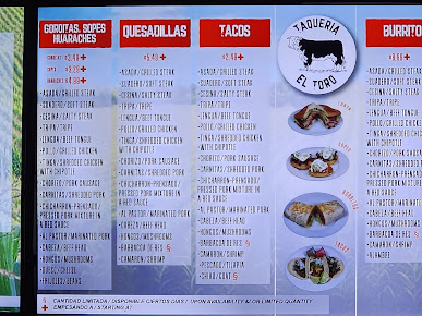 Menu Taqueria El Toro - 21