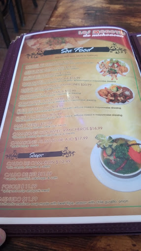 Menu Taqueria Los Mogotes De Michoacan - 21