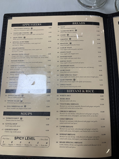 Menu Taste Of India - 20