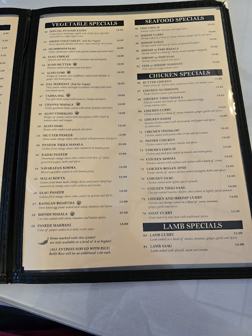 Menu Taste Of India - 21