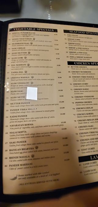 Menu Taste Of India - 25