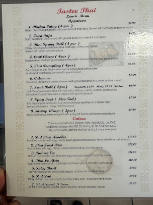 Menu Tastee Thai - 21