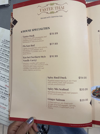 Menu Tastee Thai - 24