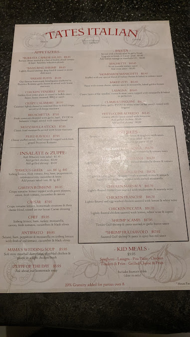 Menu Tates Pizza - 20