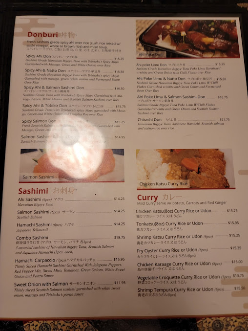 Menu Teishoku Honolulu - 28