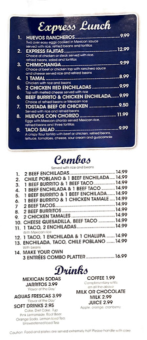 Menu Tequila Jalisco Mexican Restaurant - 29