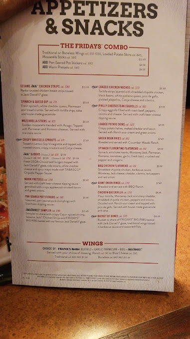 Menu Tgi Fridays - 29