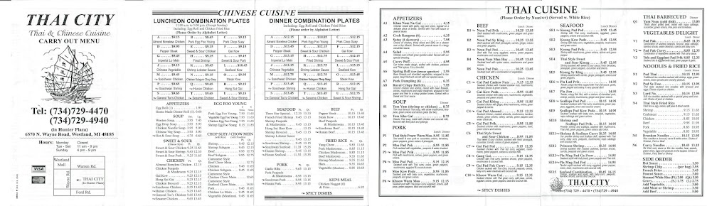 Menu Thai City - 24