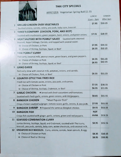 Menu Thai City - 25