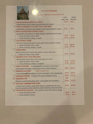 Menu Thai City - 29