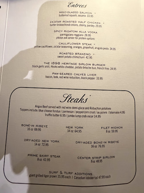 Menu The Barn Steakhouse - 21