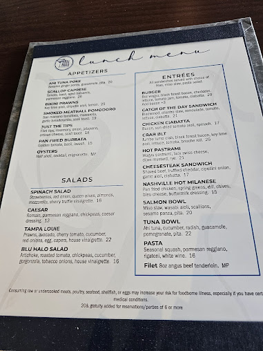 Menu The Blu Halo - 29