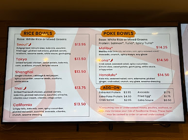 Menu The Bowls - 20