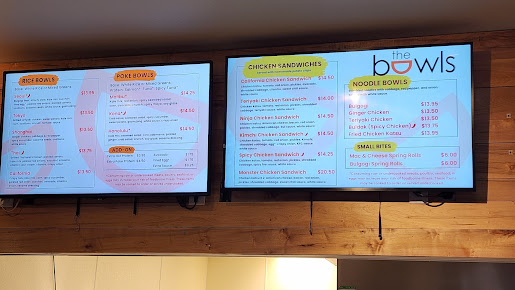 Menu The Bowls - 22