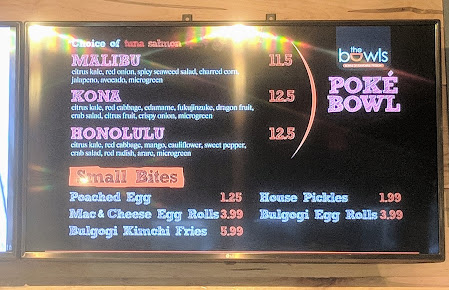 Menu The Bowls - 25