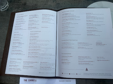 Menu The Cornell Restaurant + Bar - 21
