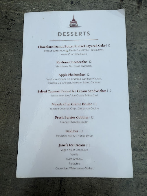 Menu The Cornell Restaurant + Bar - 24